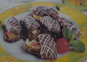 Eclair Cokelat Vla Buah